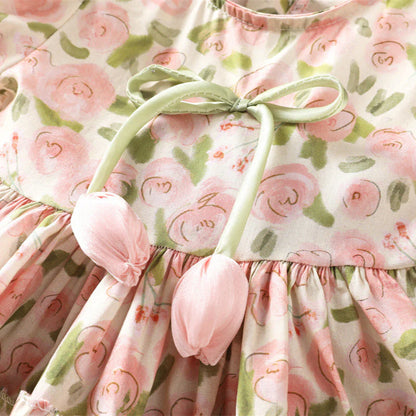 Rose Garden Ruffle Dress