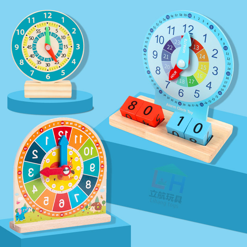 Educational Montessori Clock & Time Learning Toy