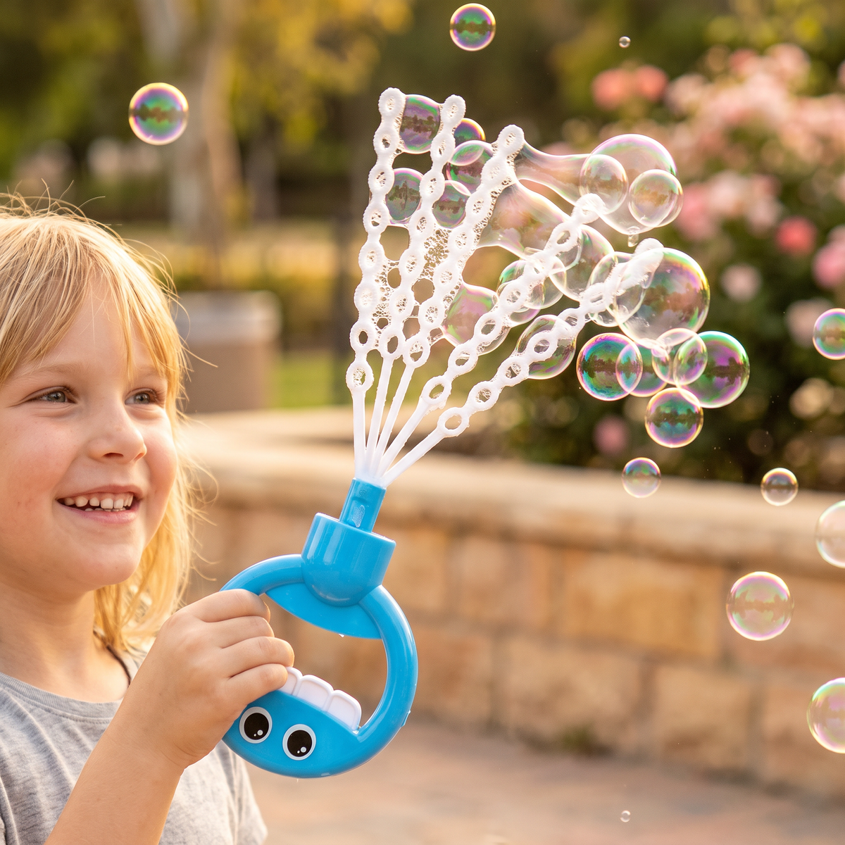 32-Hole Bubble Wand – Giant Bubble Maker for Kids