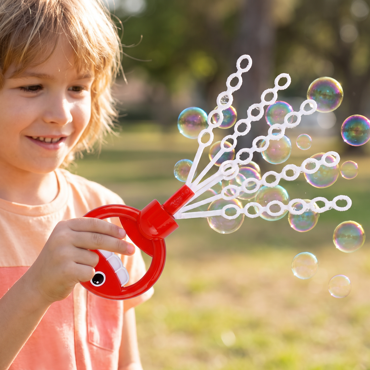 32-Hole Bubble Wand – Giant Bubble Maker for Kids