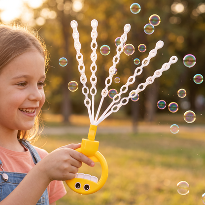 32-Hole Bubble Wand – Giant Bubble Maker for Kids