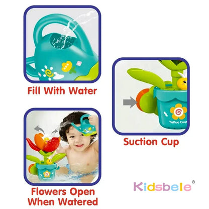 Flower Fun Bath Toy with Watering Can