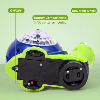 Glowing and Music Playing Crawling Snail Toy