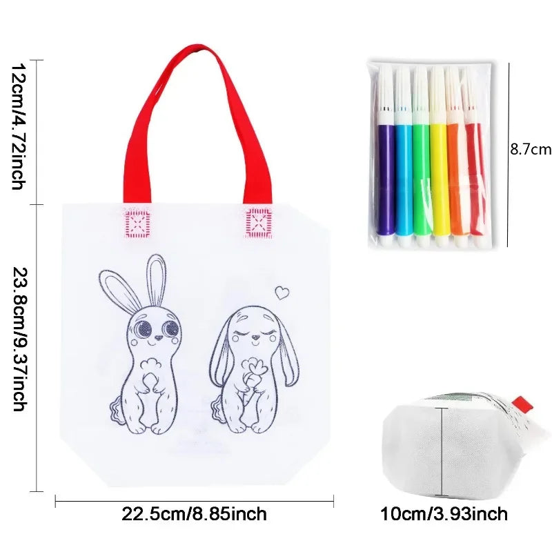 DIY Painting Bag Set with Pens