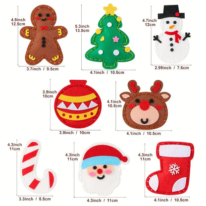 Safe Felt Christmas Set for DIY Sewing