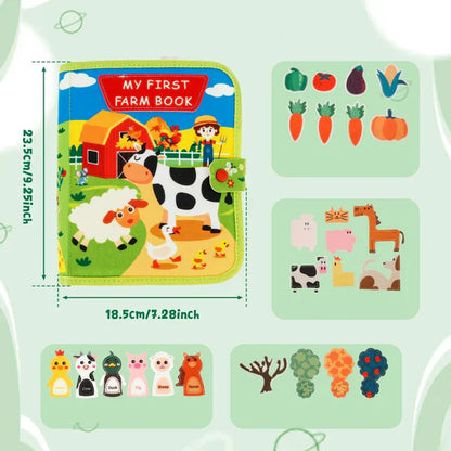 Educational Montessori Farm Story Book