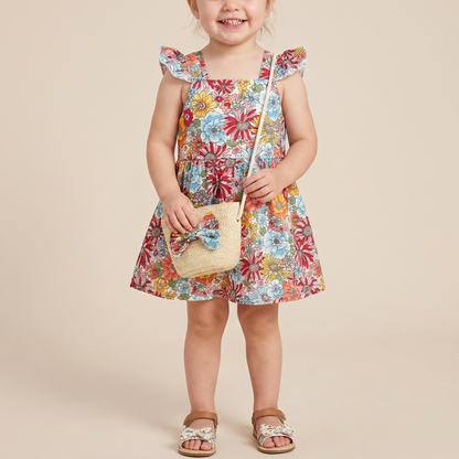 Vintage Meadow Dress Set & Bag
