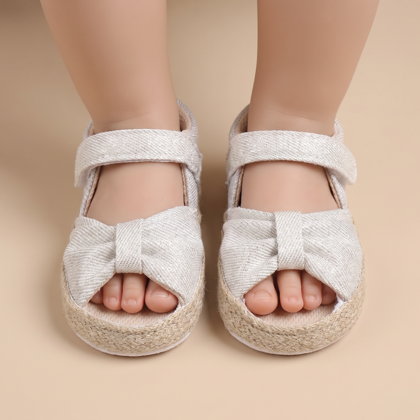 Espadrille Bow T-Strap Sandals