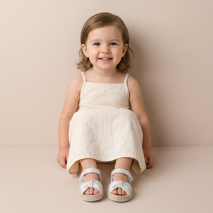 Espadrille Bow T-Strap Sandals