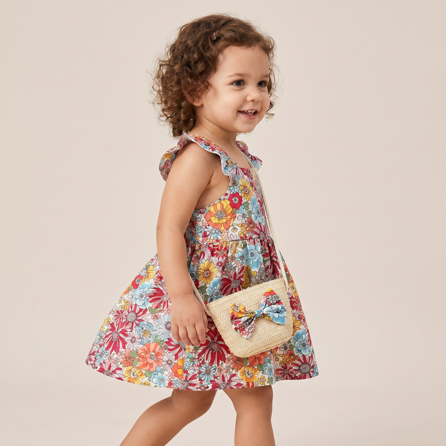 Vintage Meadow Dress Set & Bag