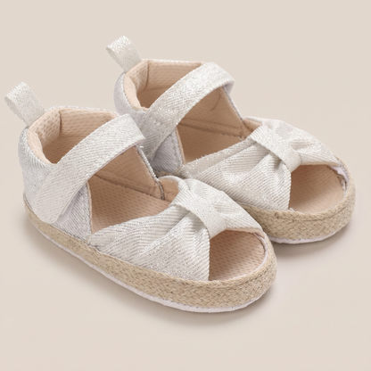 Espadrille Bow T-Strap Sandals
