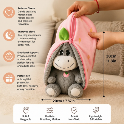 Breathing Donkey Plush Toy