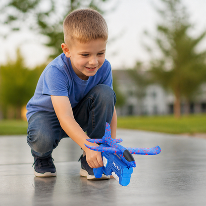 Foam Glider Airplane Launcher Set