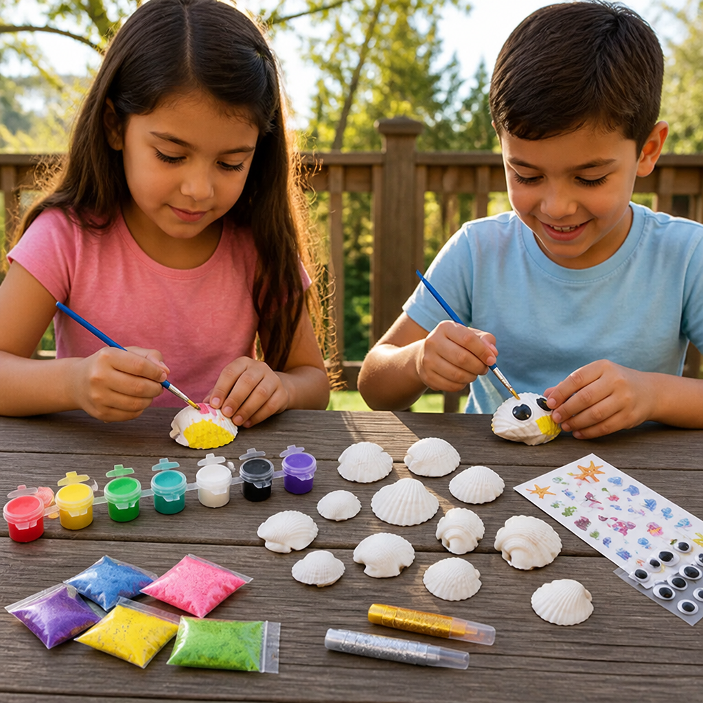 Glow in the Dark Sea Shell Painting & Craft Kit