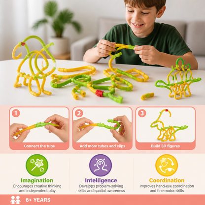 DIY Twisty Sticks – Creative 3D Building & STEM Construction Set