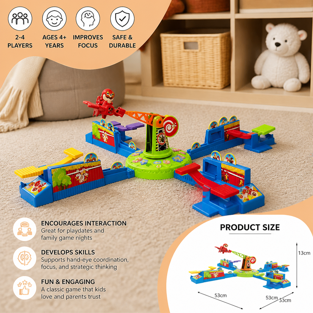 Interactive Multiplayer Flying Plane Family Board Game