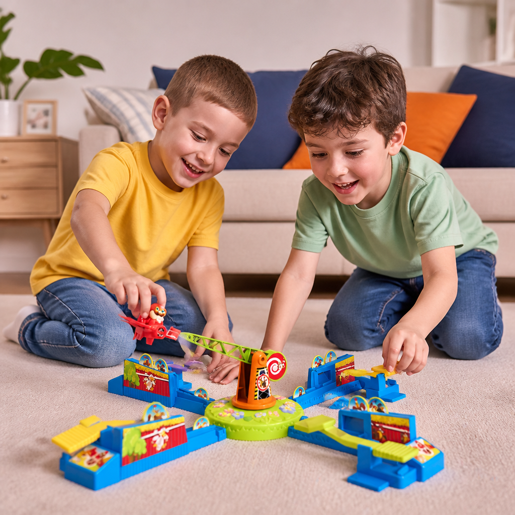 Interactive Multiplayer Flying Plane Family Board Game