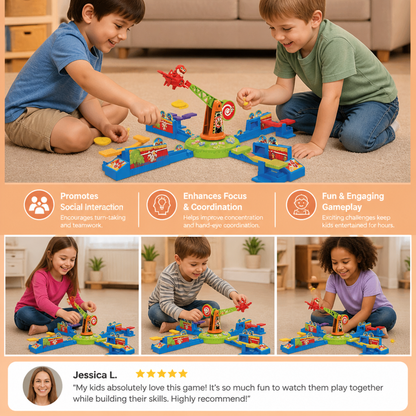 Interactive Multiplayer Flying Plane Family Board Game