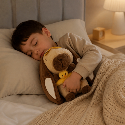 Breathing Capybara Plush Toy – Soft & Cuddly Sleep Companion