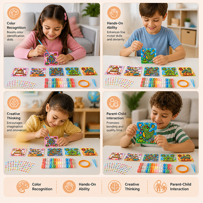 DIY Clay Sticker Art & Craft Kit for Kids