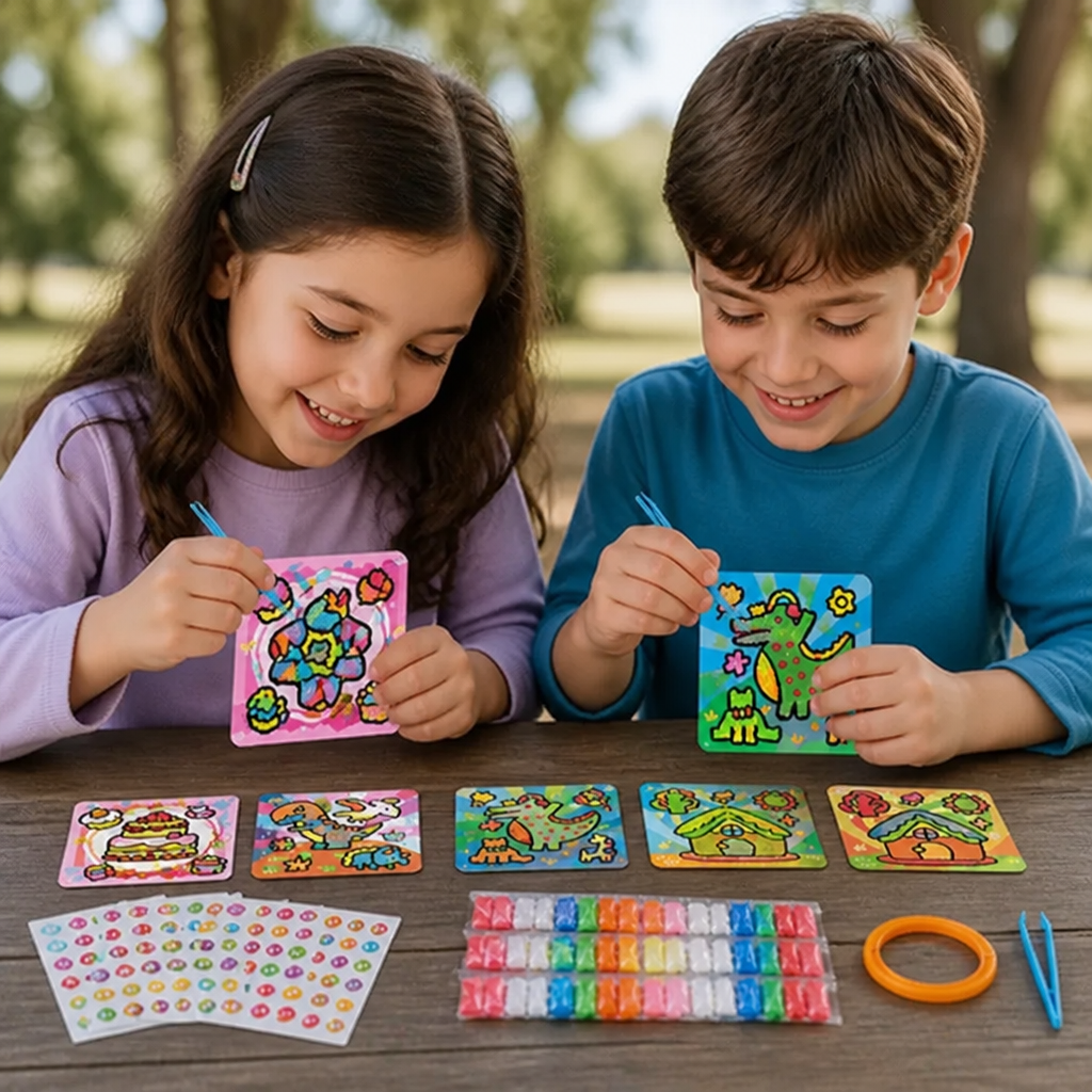 DIY Clay Sticker Art & Craft Kit for Kids
