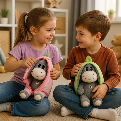 Breathing Donkey Plush Toy