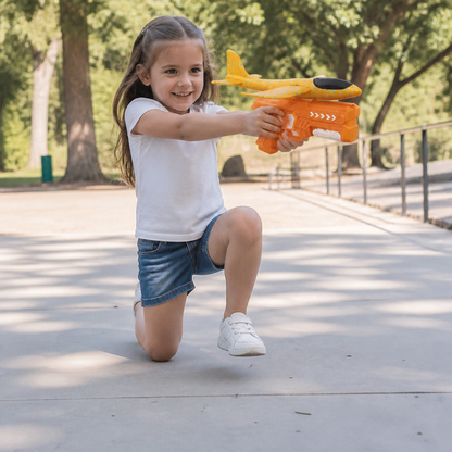 Foam Glider Airplane Launcher Set
