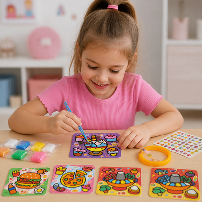 DIY Clay Sticker Art & Craft Kit for Kids