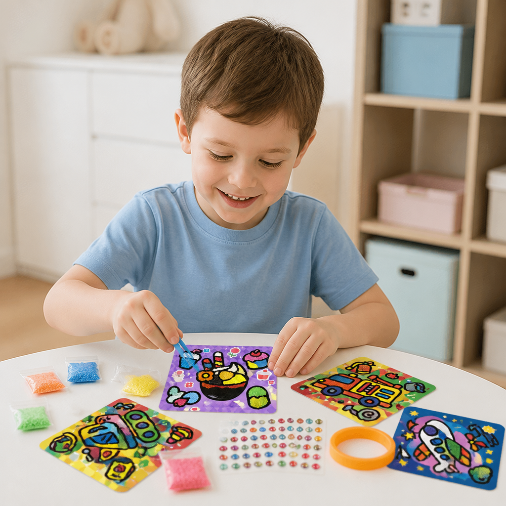 DIY Clay Sticker Art & Craft Kit for Kids