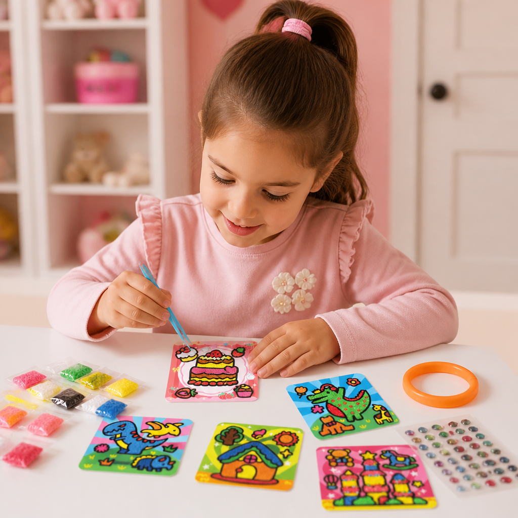 DIY Clay Sticker Art & Craft Kit for Kids