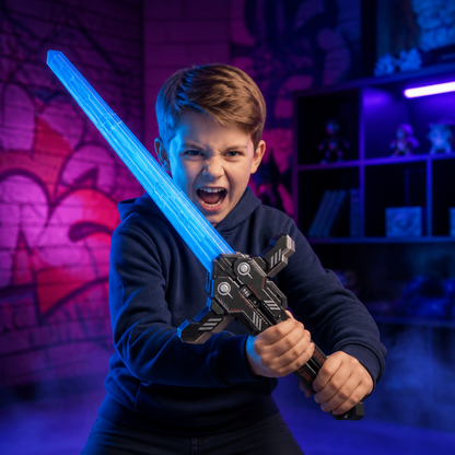 Glowing Telescopic Butterfly Sword Toy