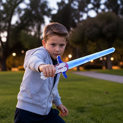 Glowing Telescopic Butterfly Sword Toy