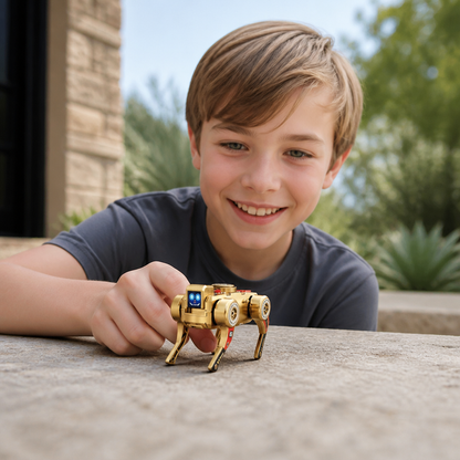 3-in-1 Mechanical Robot Dog Fidget Spinner Toy