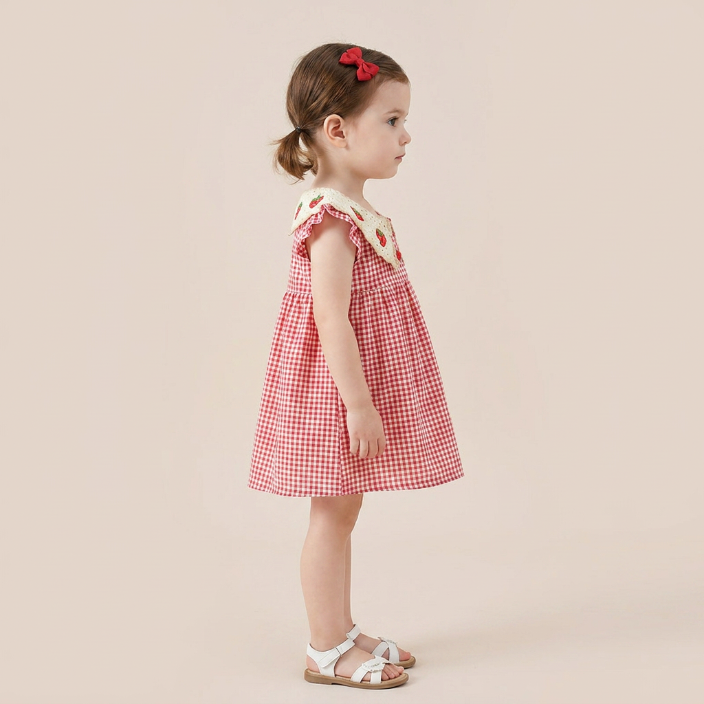 Strawberry Picnic Dress