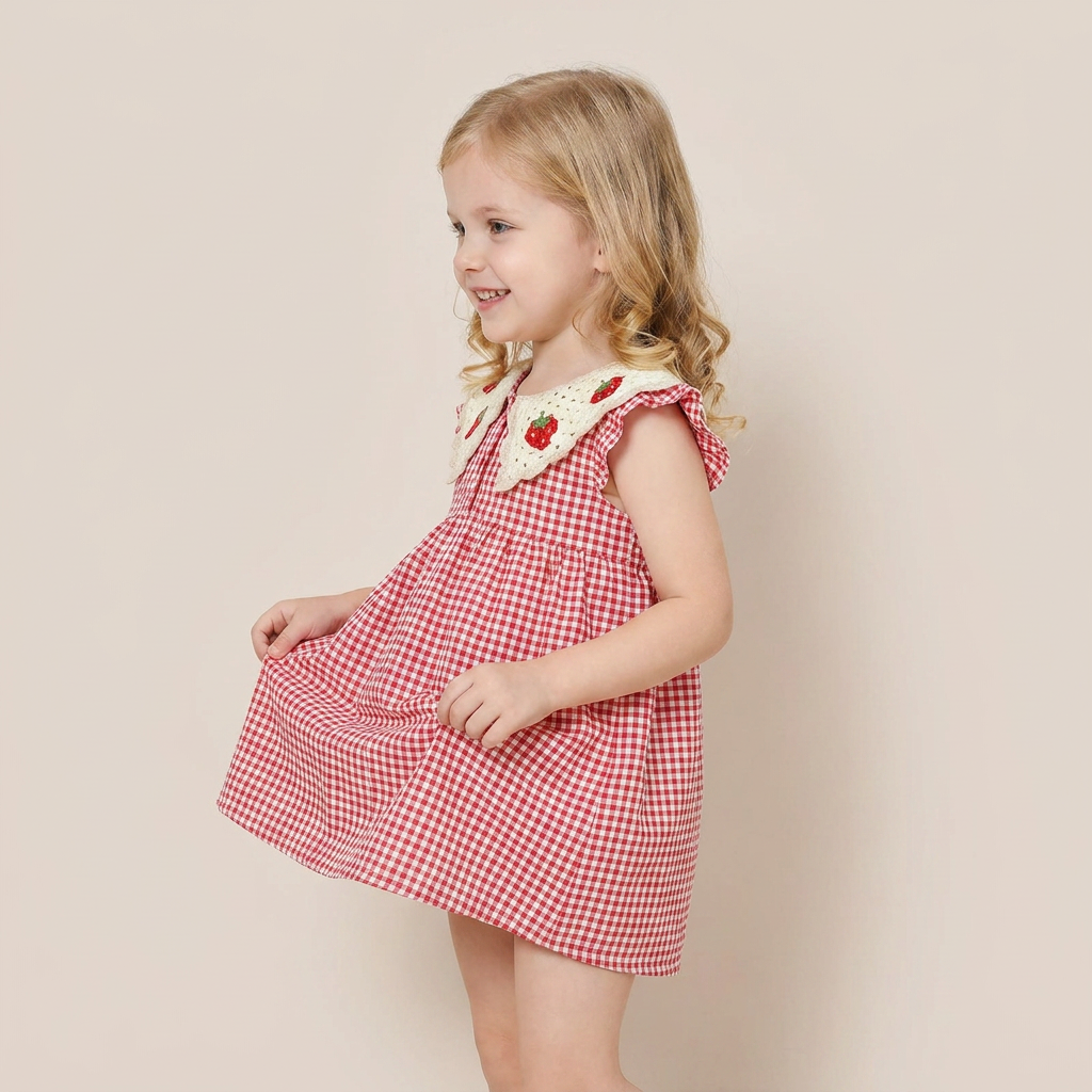 Strawberry Picnic Dress