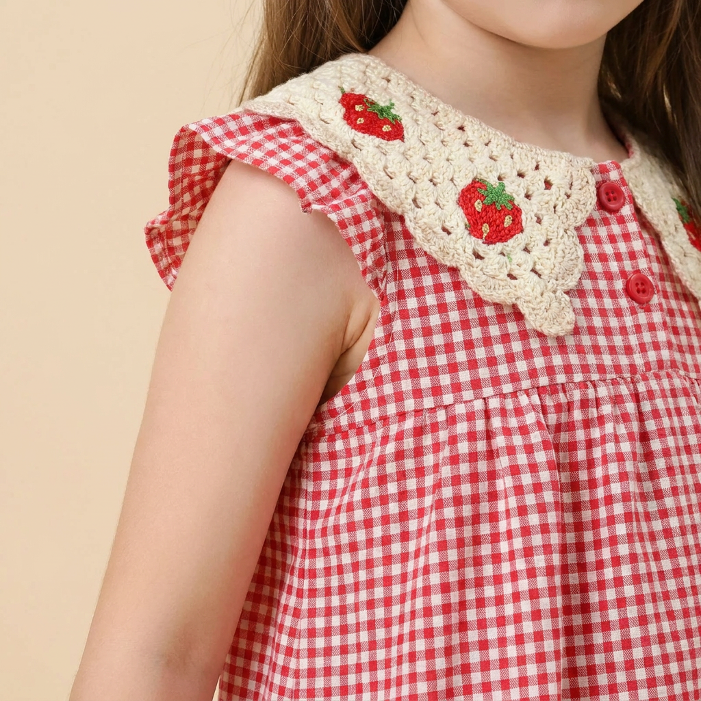 Strawberry Picnic Dress