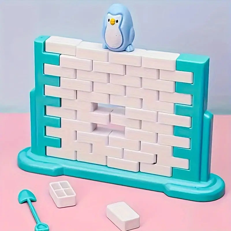Penguin Ice Wall Balance Family Game