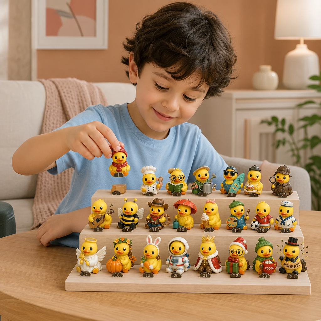 24-Day Magic Duck Advent Calendar with Collectible Mini Figurines