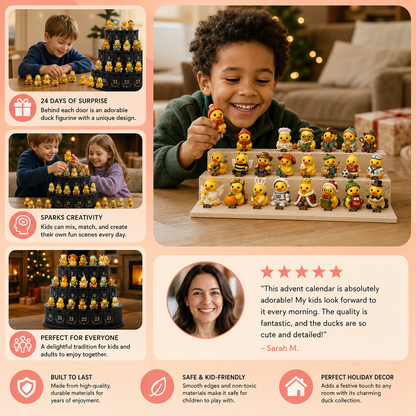 24-Day Magic Duck Advent Calendar with Collectible Mini Figurines