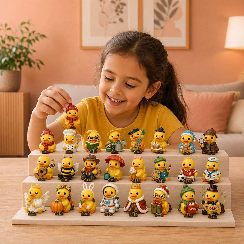 24-Day Magic Duck Advent Calendar with Collectible Mini Figurines