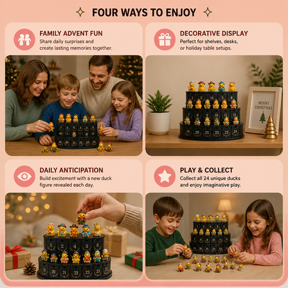 24-Day Magic Duck Advent Calendar with Collectible Mini Figurines