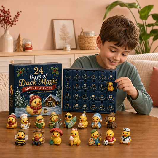 24-Day Magic Duck Advent Calendar with Collectible Mini Figurines