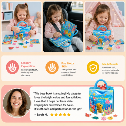 Montessori Ocean Animals Sensory Busy Book