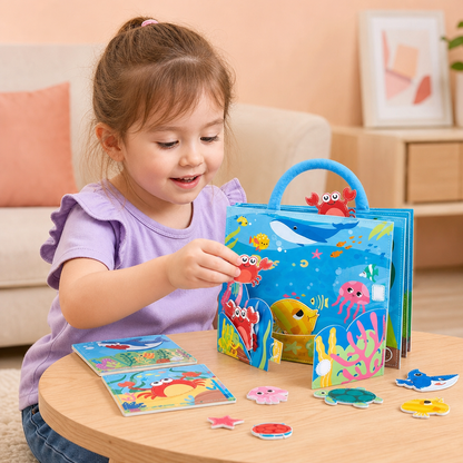 Montessori Ocean Animals Sensory Busy Book