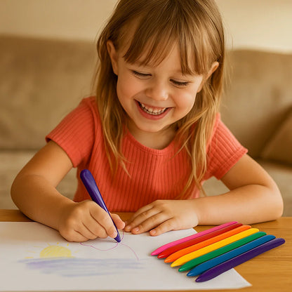 Smudge - Proof Anti - Smudge Coloured Pencils for Creative Children
