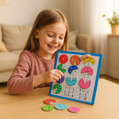 Montessori Kids Fraction Magnet Learning Toy