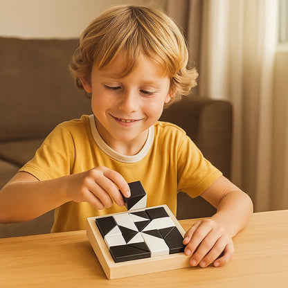 Dual Color Logic Puzzle Game in Pocket Size
