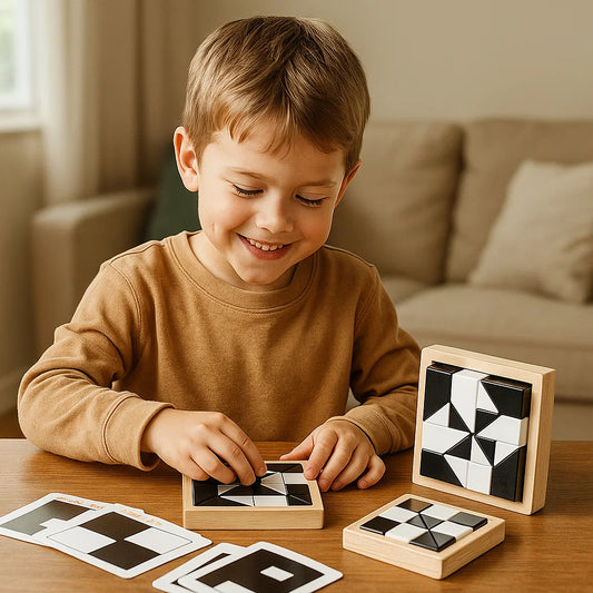 Dual Color Logic Puzzle Game in Pocket Size