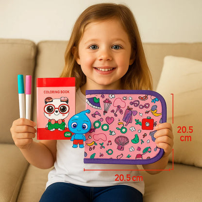 Portable Reusable Drawing Book for Children