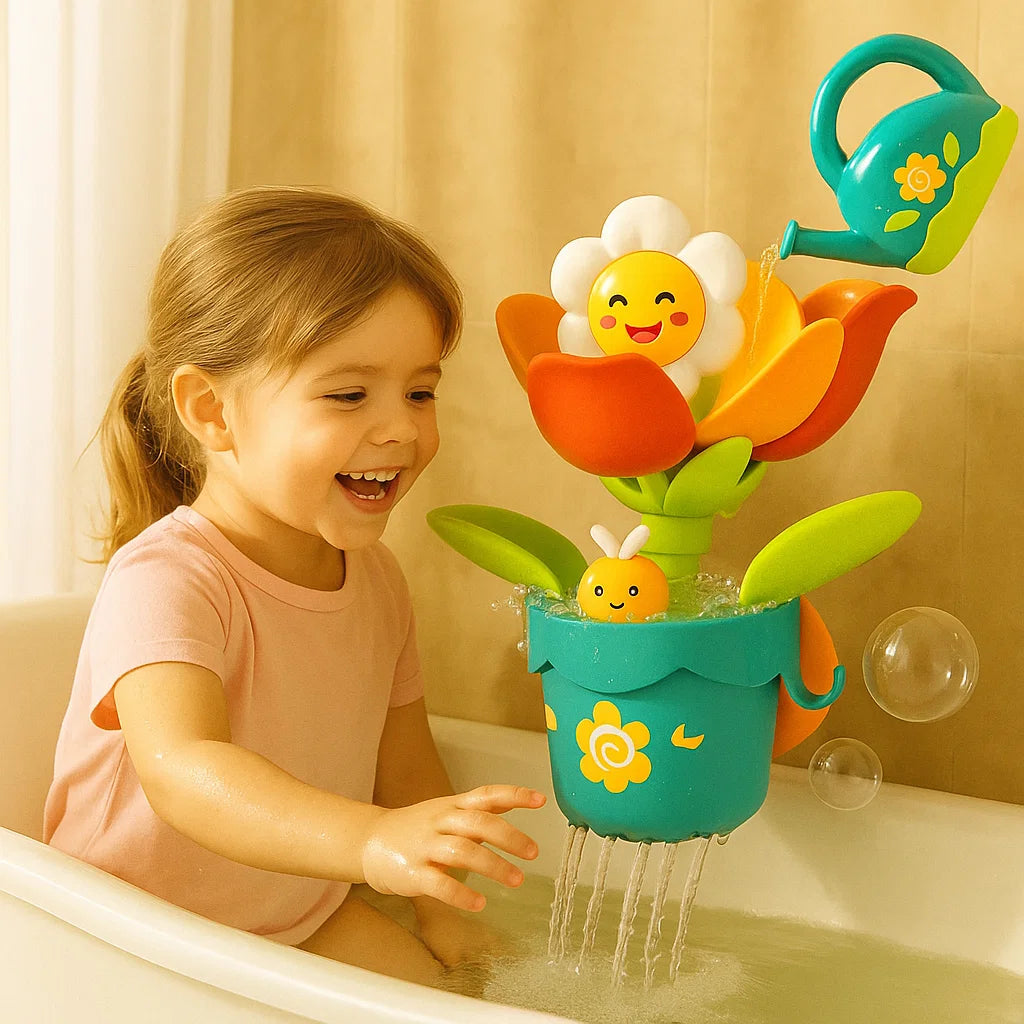 Flower Fun Bath Toy with Watering Can